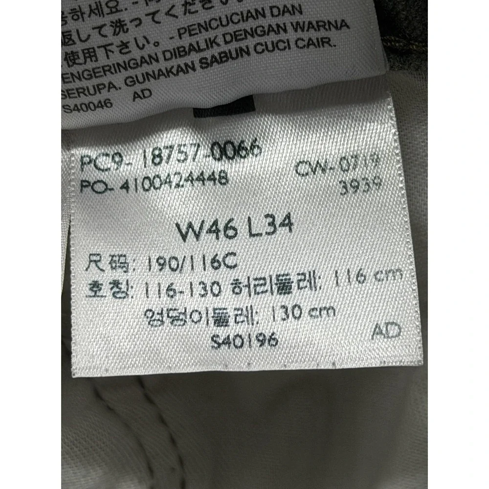 Levis 541 Pants Mens Measured 46x31 Green Camo Tapered 100% Cotton Pants Casual - Picture 8 of 8